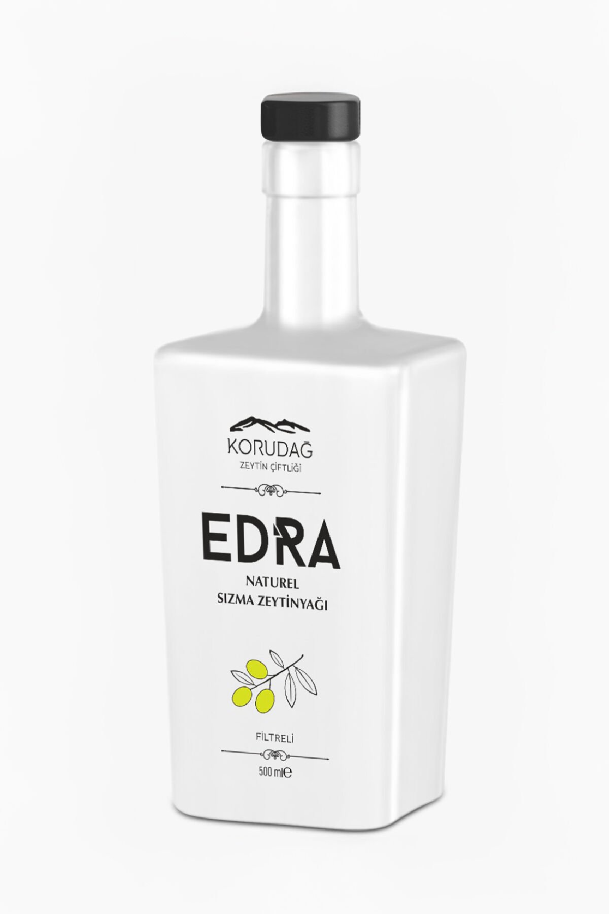 EDRA Filtered 500 ml Early Harvest Cold Pressed Extra Virgin Olive Oil - First Harvest